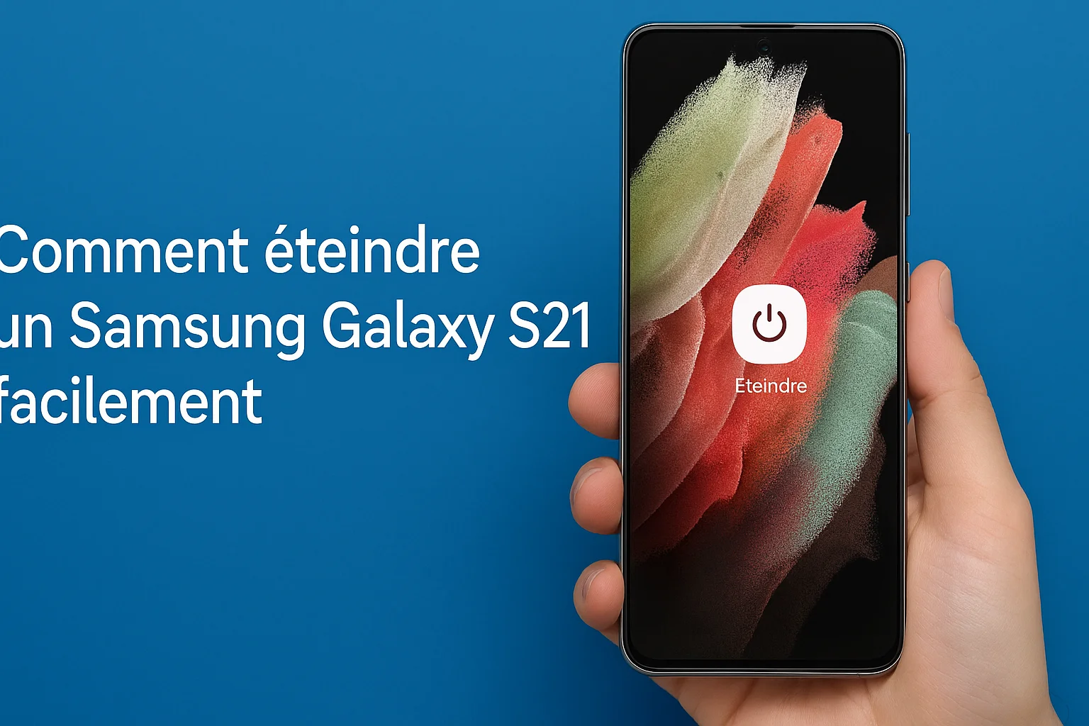 Comment éteindre le Samsung Galaxy S21 facilement