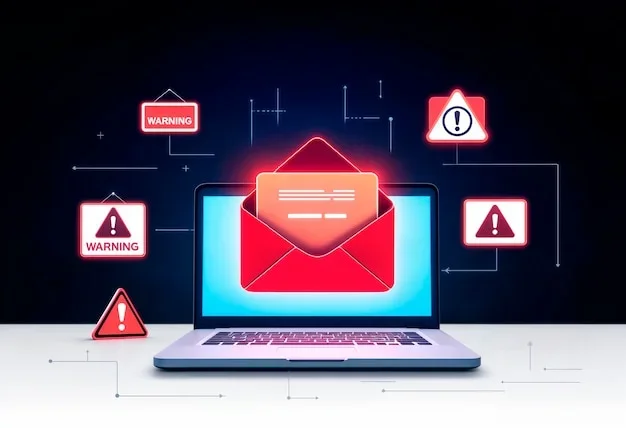 Exemple d'e-mail de phishing avec logo usurpé et demande urgente