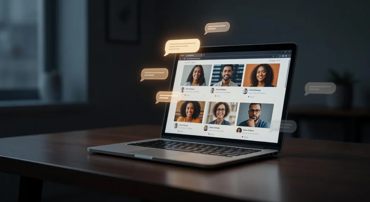 Page de rencontre en ligne